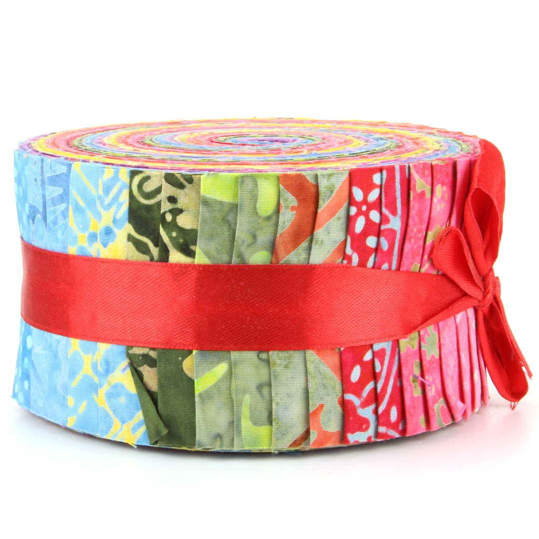 Fabric Jelly Roll Bundle Cotton Strips Pre Cut Quilting Patchwork Sew Assorted eBay